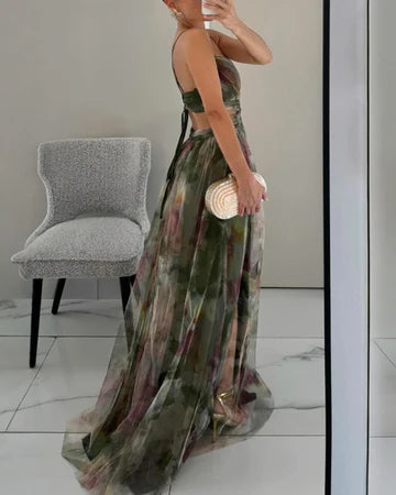Valeria – Vestido largo floral elegante