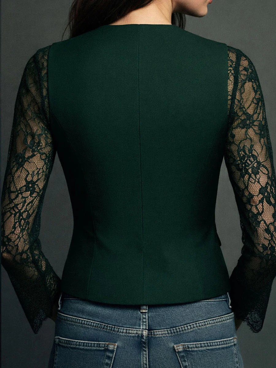Claudia – Blazer elegante con encaje